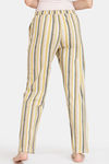 Zivame Ikat Knit Cotton Pyjama - Southern Moss — thumbnail 3